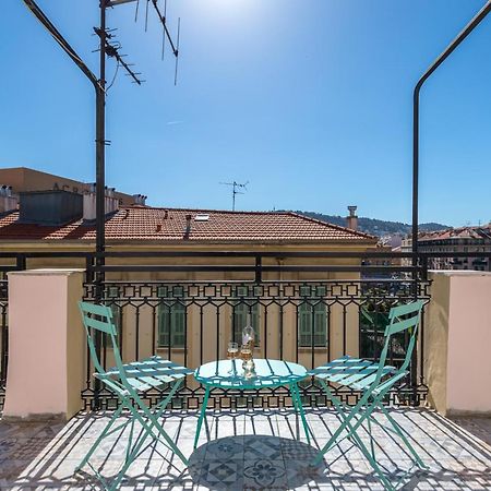 Squared Head-Apartment With Terrace In Nice Bagian luar foto